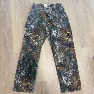 Carhartt camo carpenter pants